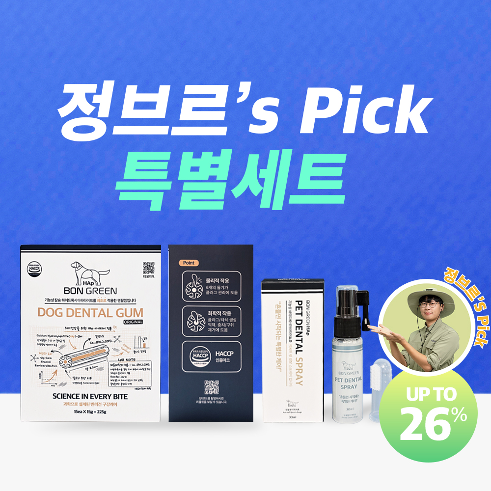 🔥정브르's Pick 특별세트 (덴탈껌 15p & 덴탈스프레이)